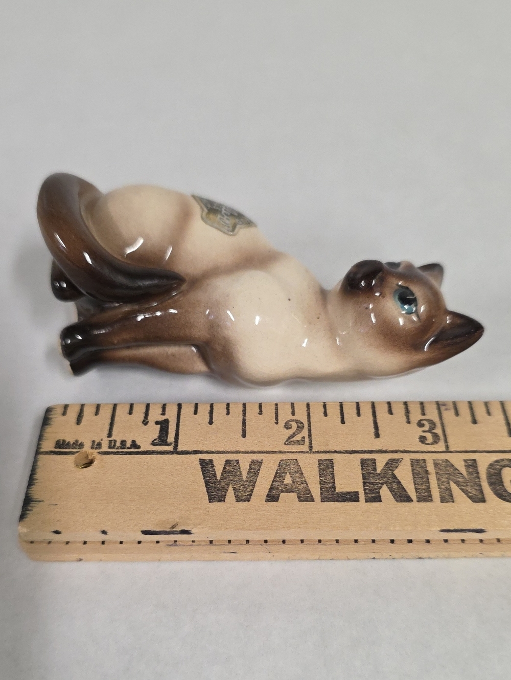 Vtg Brad Keeler Siamese Cat Figurines Set - Keeler Ware Los Angeles CA Pottery - Picture 9 of 12